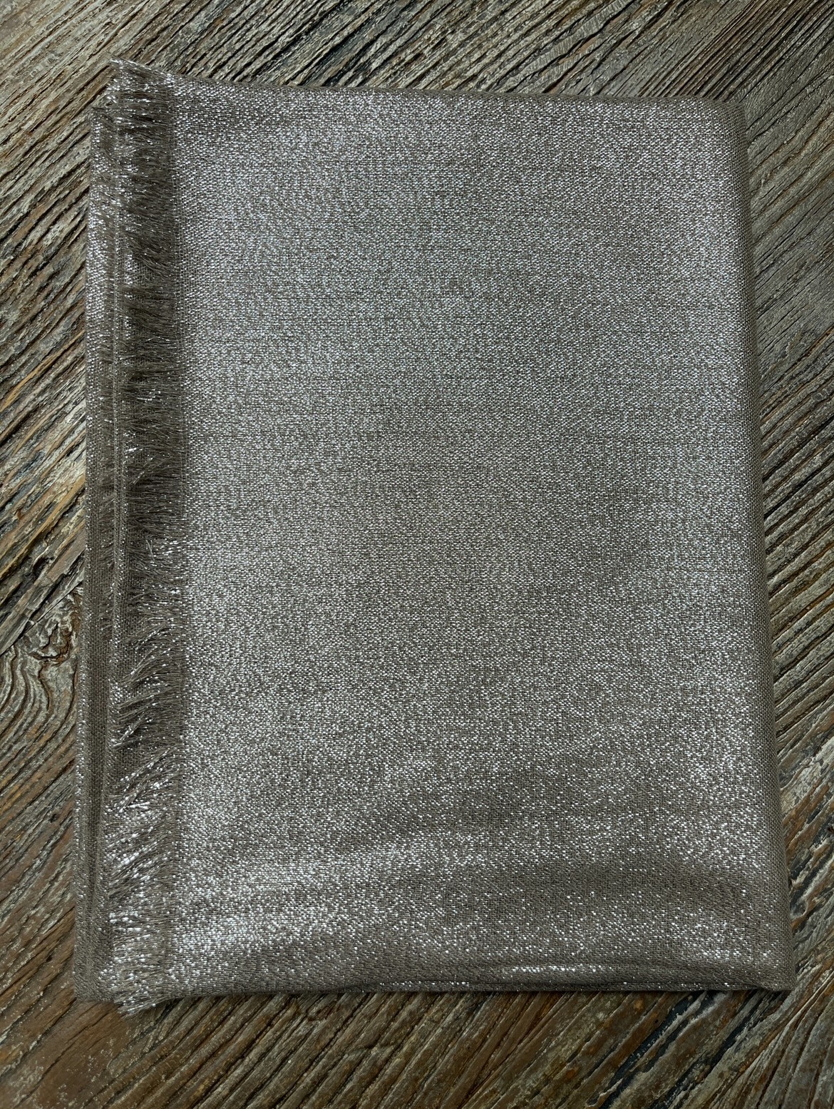 Foulard paillette camel