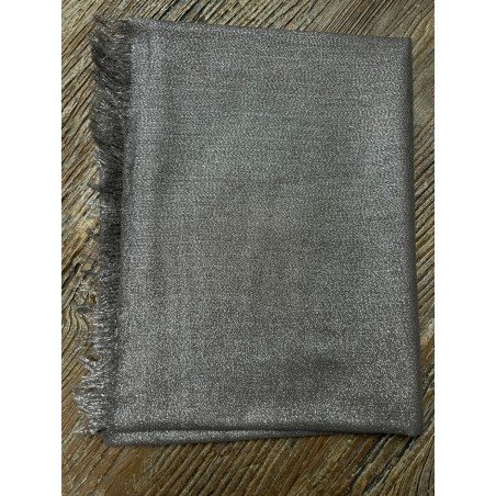 Foulard paillette taupe