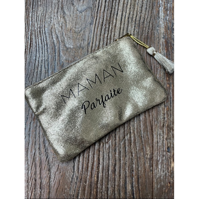 Pochette Maman Parfaite gold