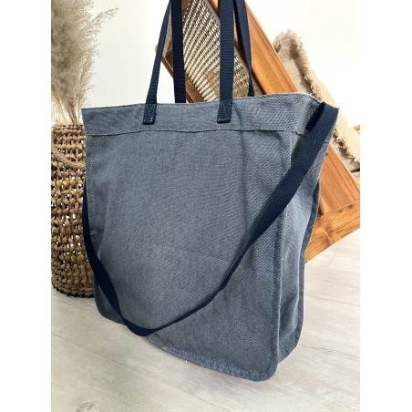 Sac cabas bleu