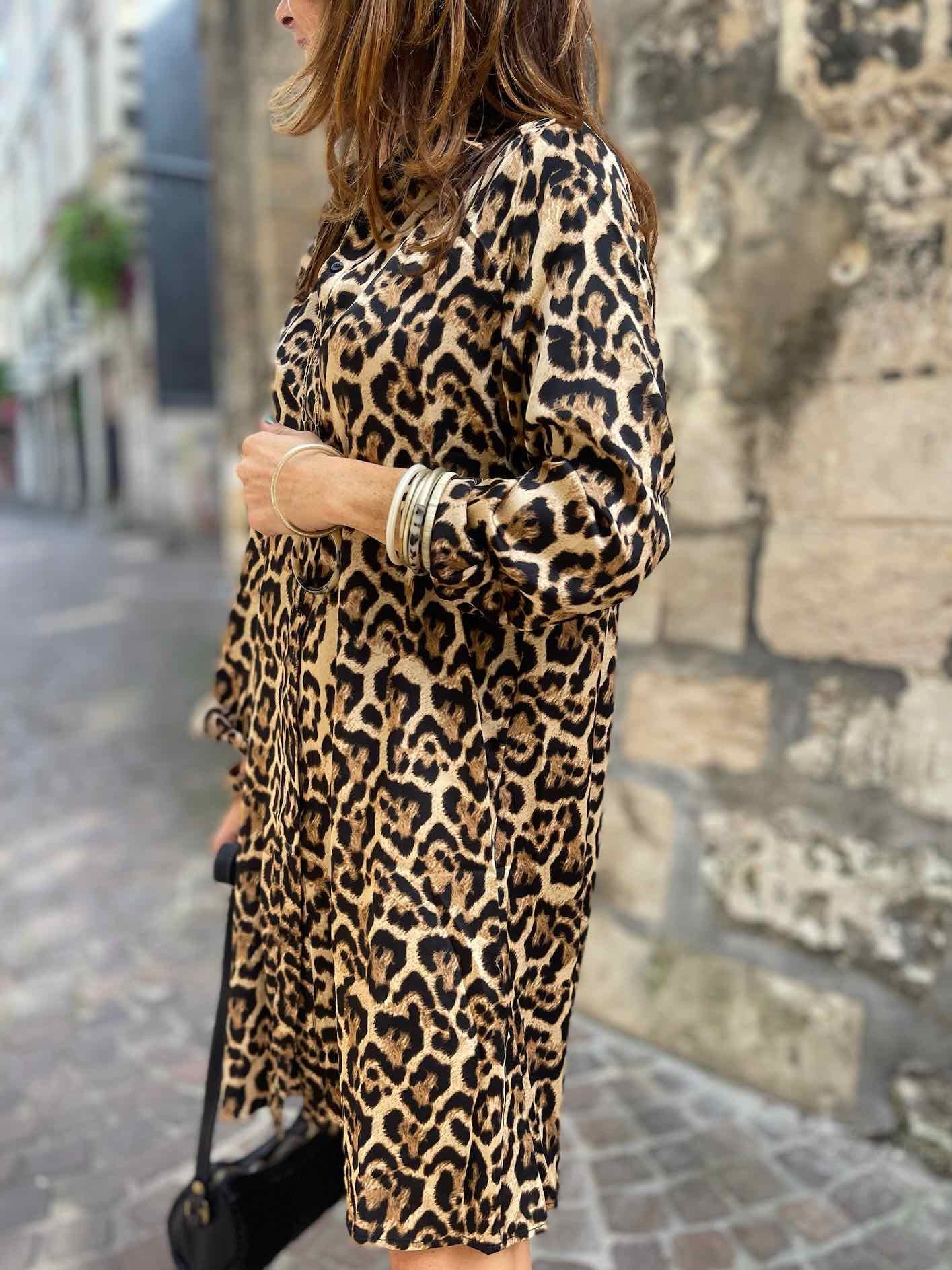 Robe chemise léo