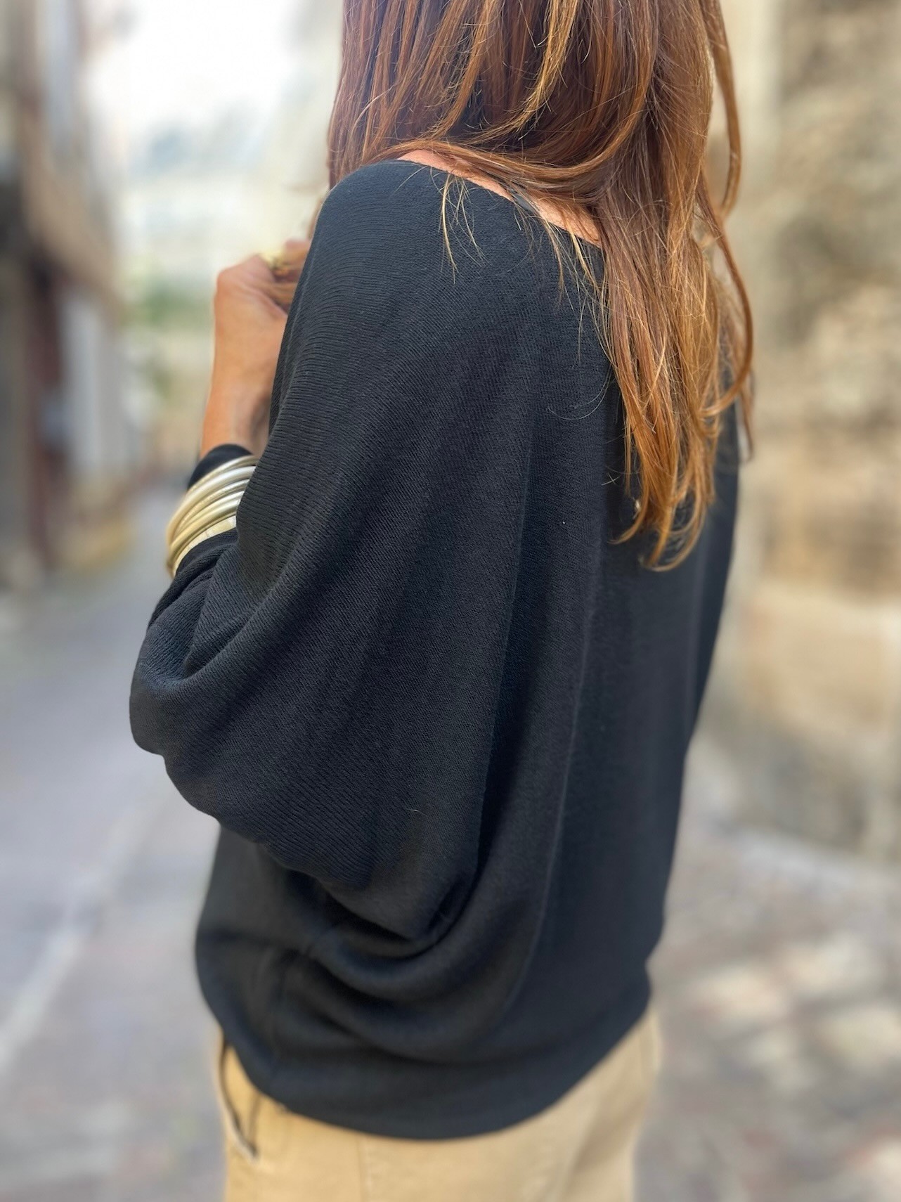 Pull fin noir