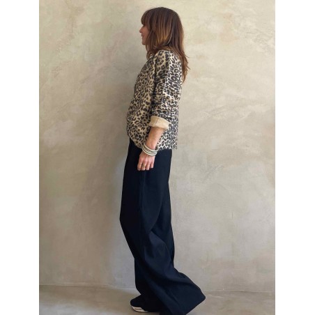 Pantalon pinces noir