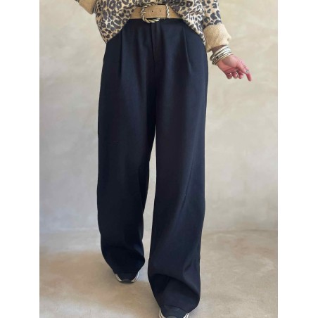 Pantalon pinces noir