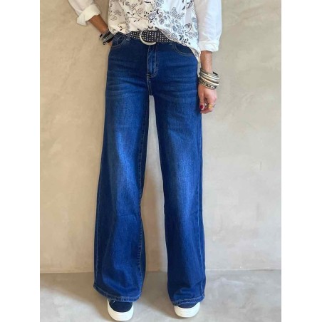 Flare denim brut