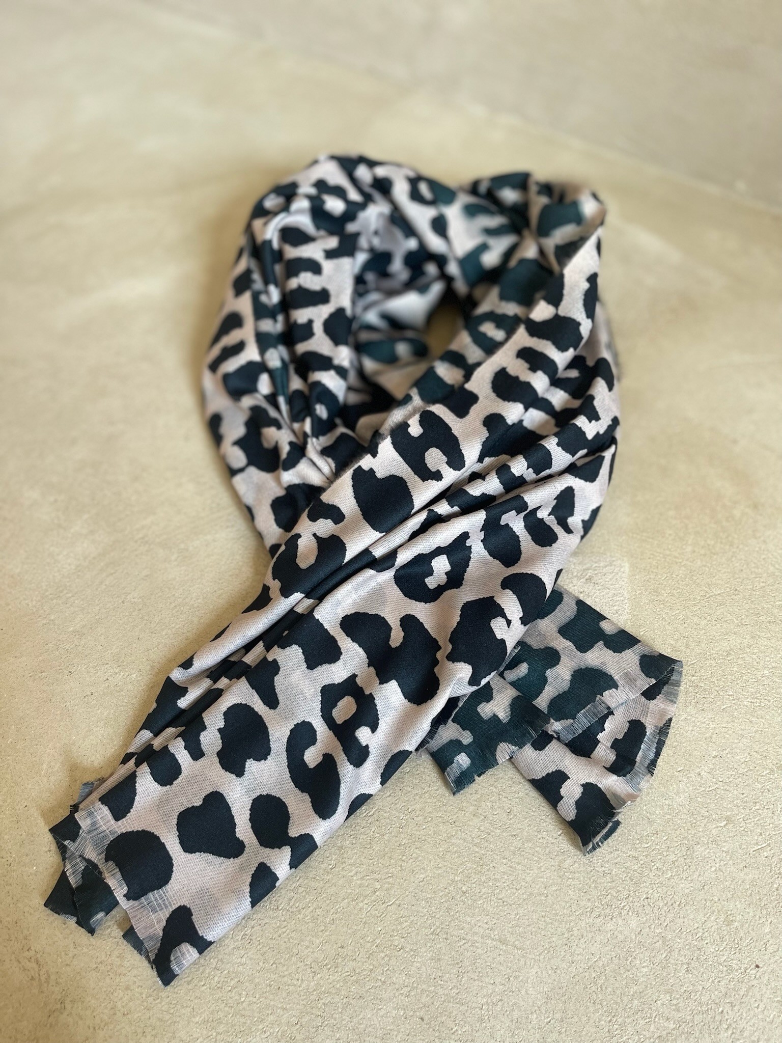 Foulard léo beige