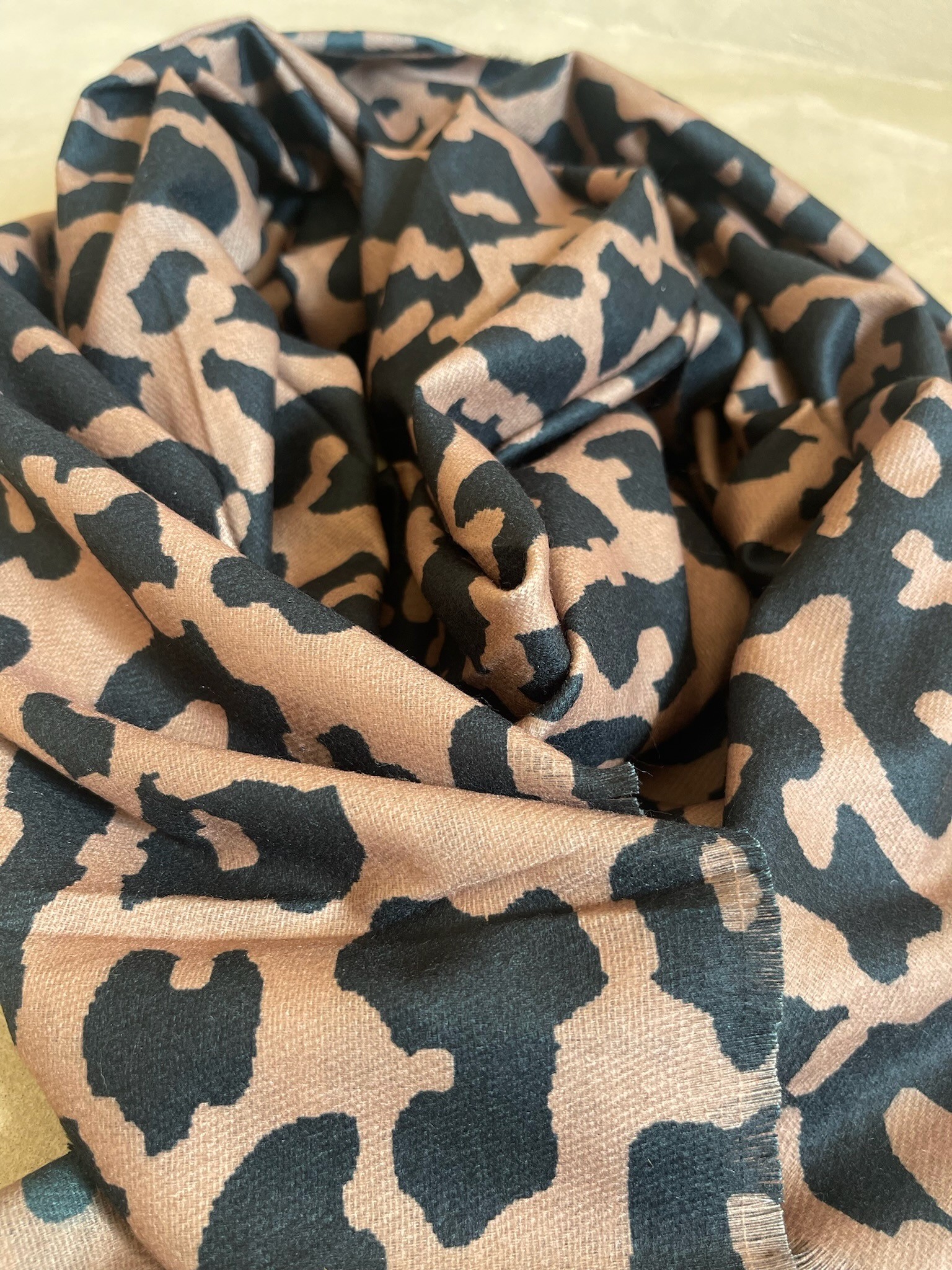 Foulard léo camel