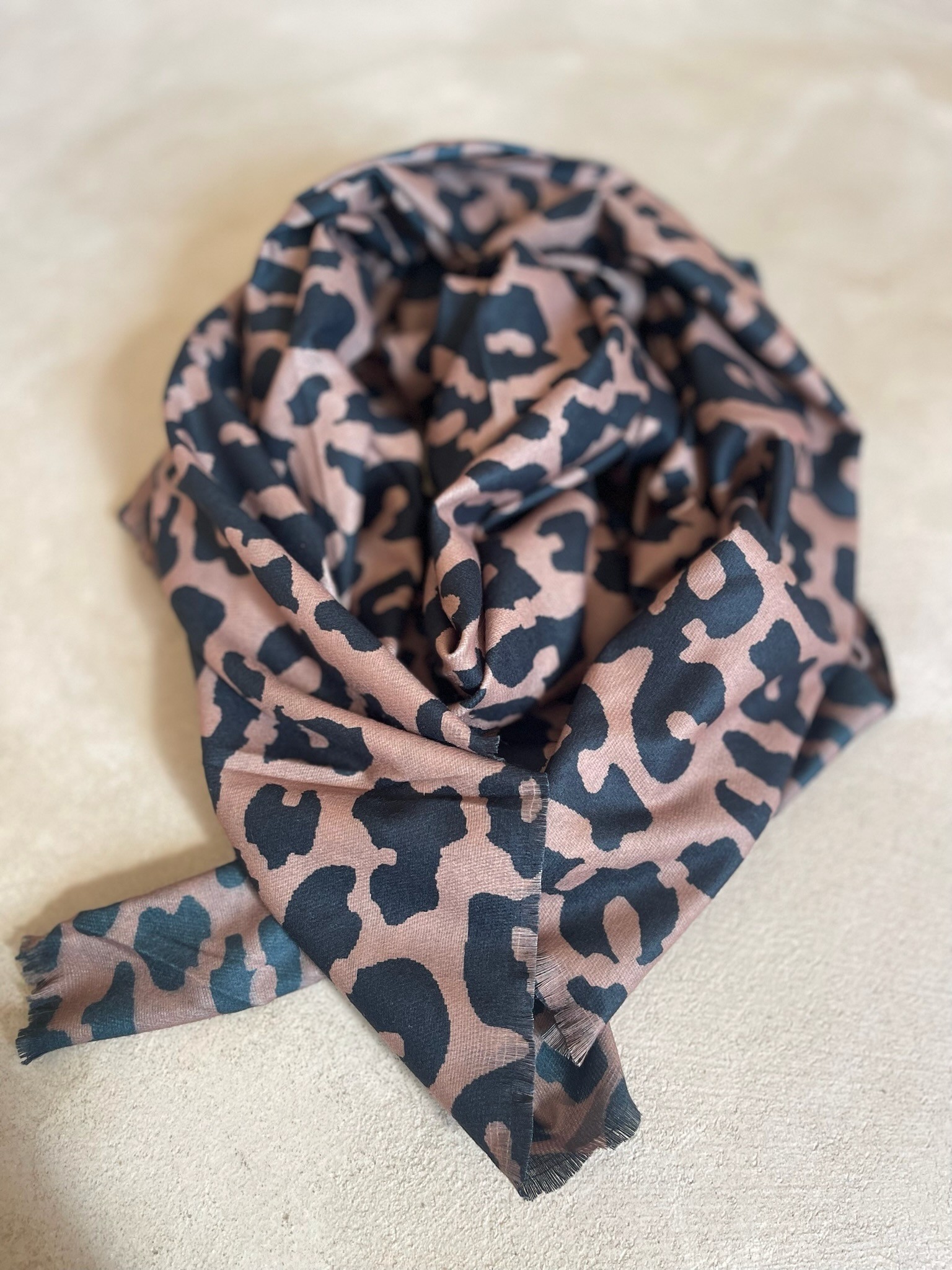 Foulard léo camel