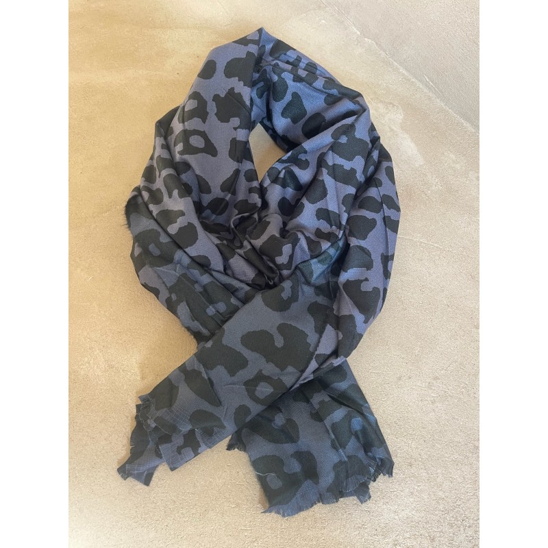 Foulard léo marine