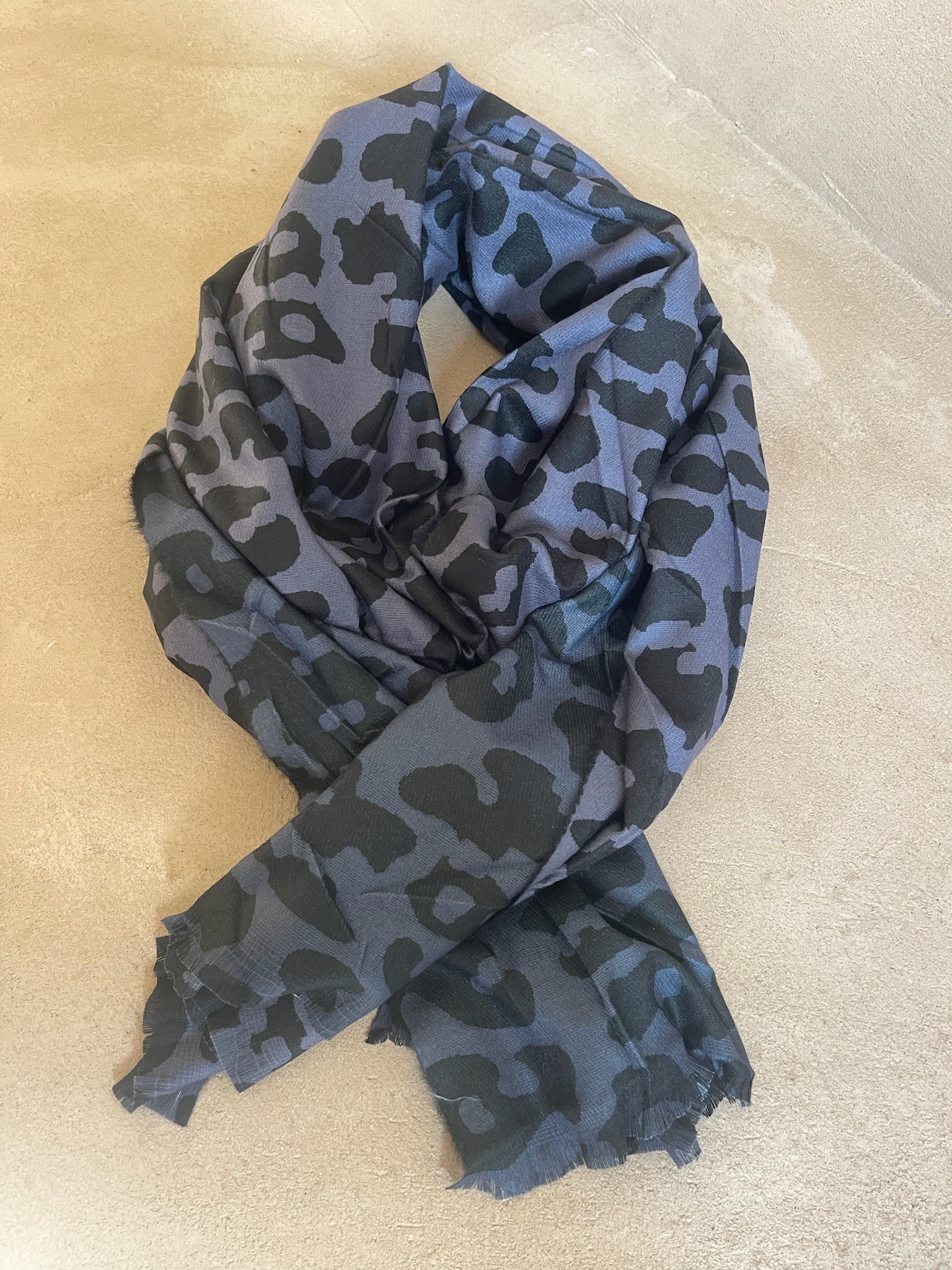 Foulard léo marine