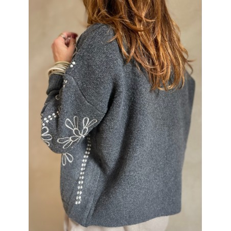 Gilet ultra doux gris