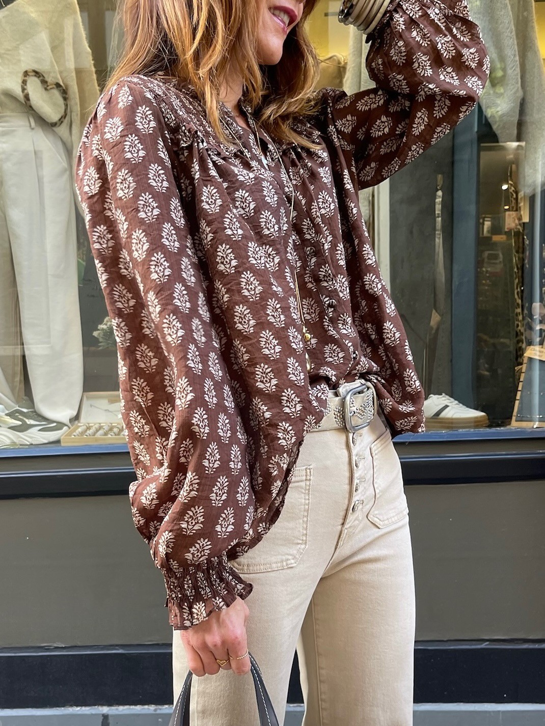 Chemise choco imprimée