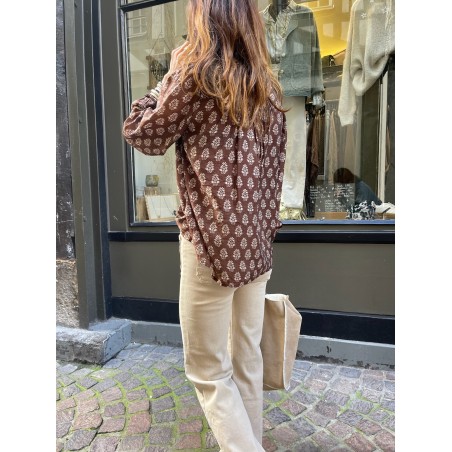 Chemise choco imprimée