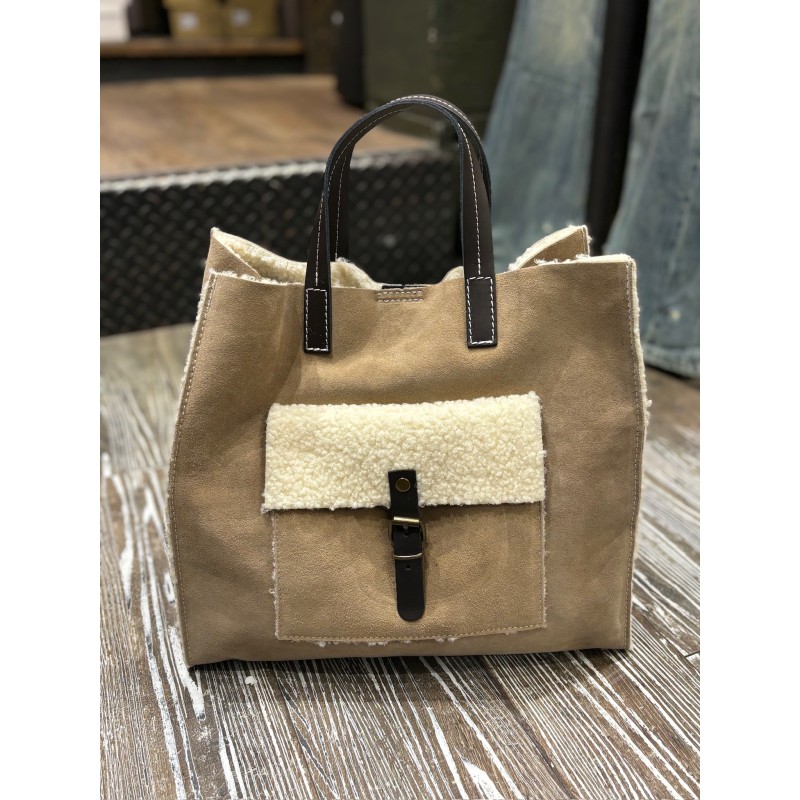 Sac cabas mouton