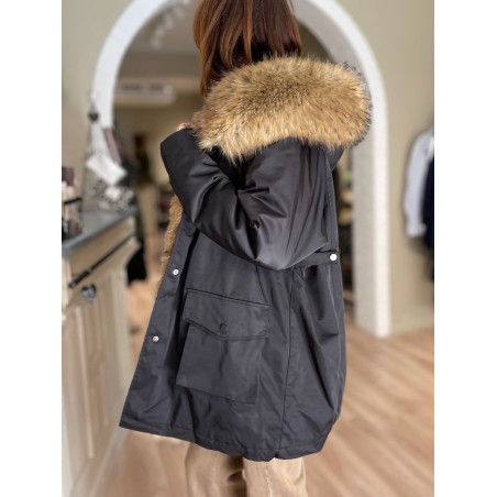 Parka courte noire