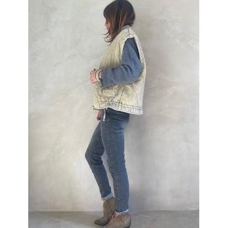 Pull alpaga gris