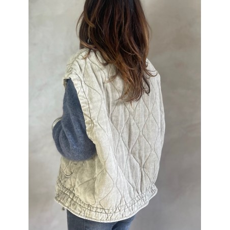 Pull alpaga gris