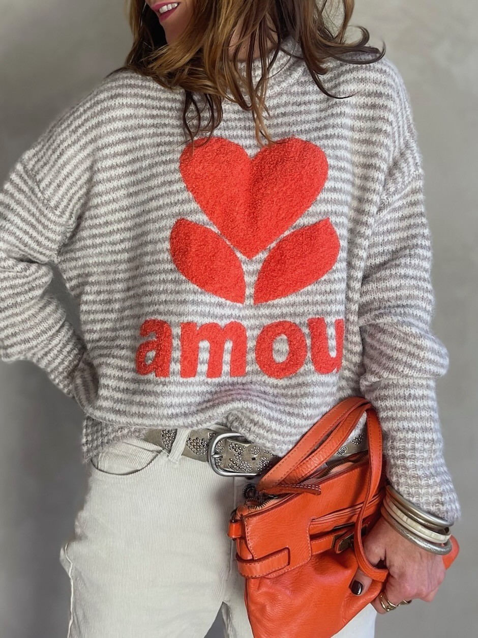 Pull AMOUR orange