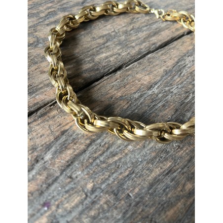 Collier maillons gold