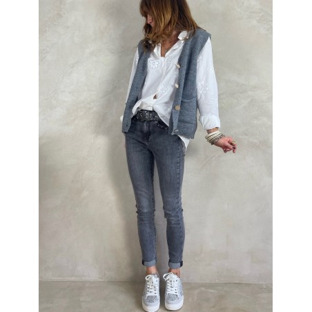 Gilet gris