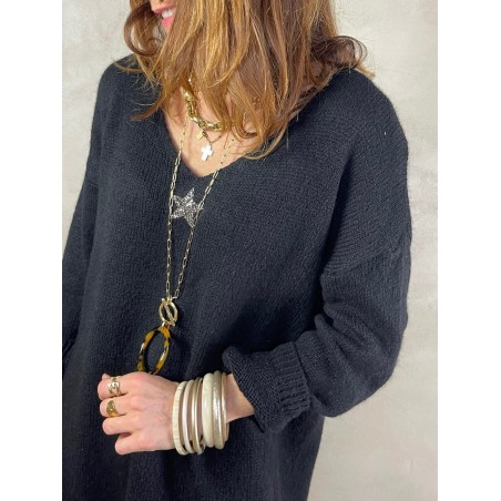 Robe pull noire