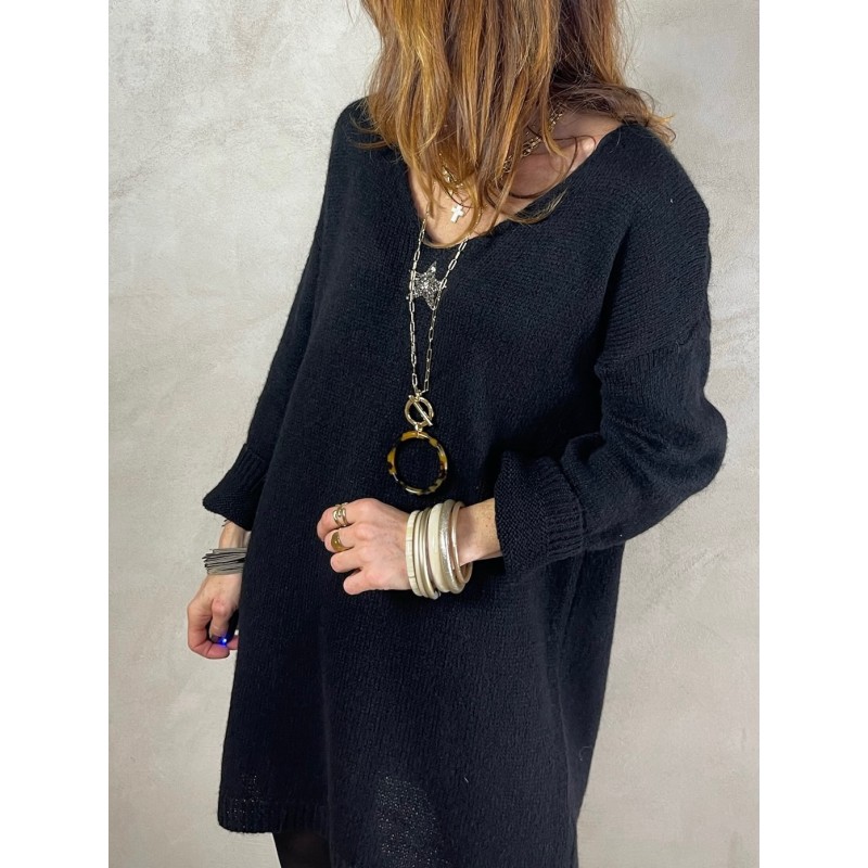 Robe pull noire