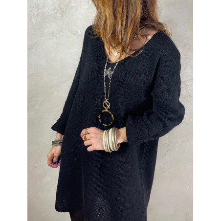 Robe pull noire