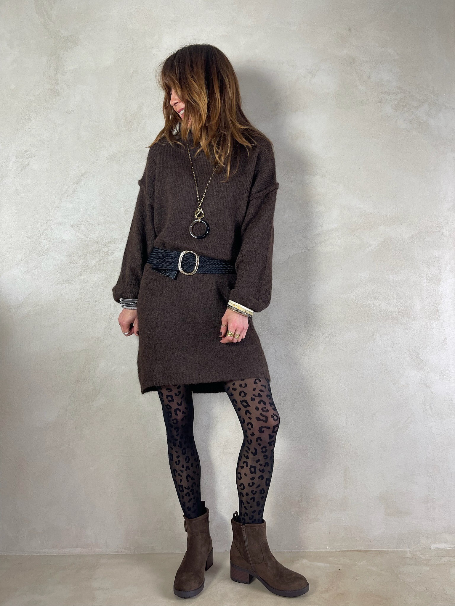 Robe pull choco