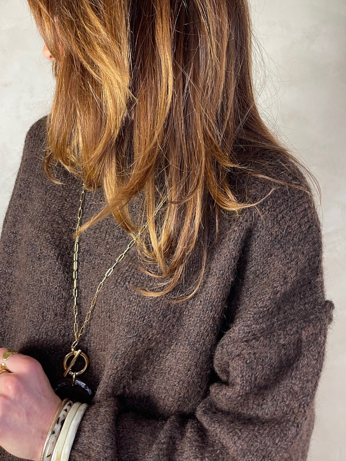 Robe pull choco