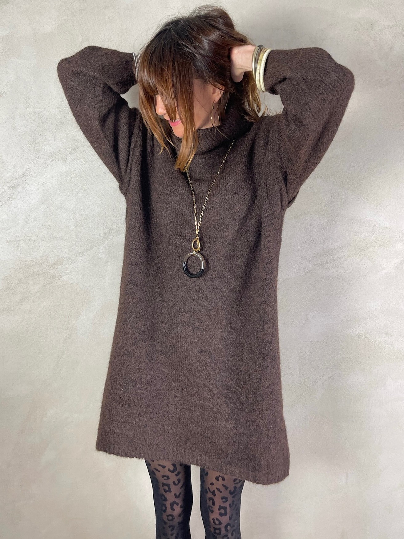 Robe pull choco