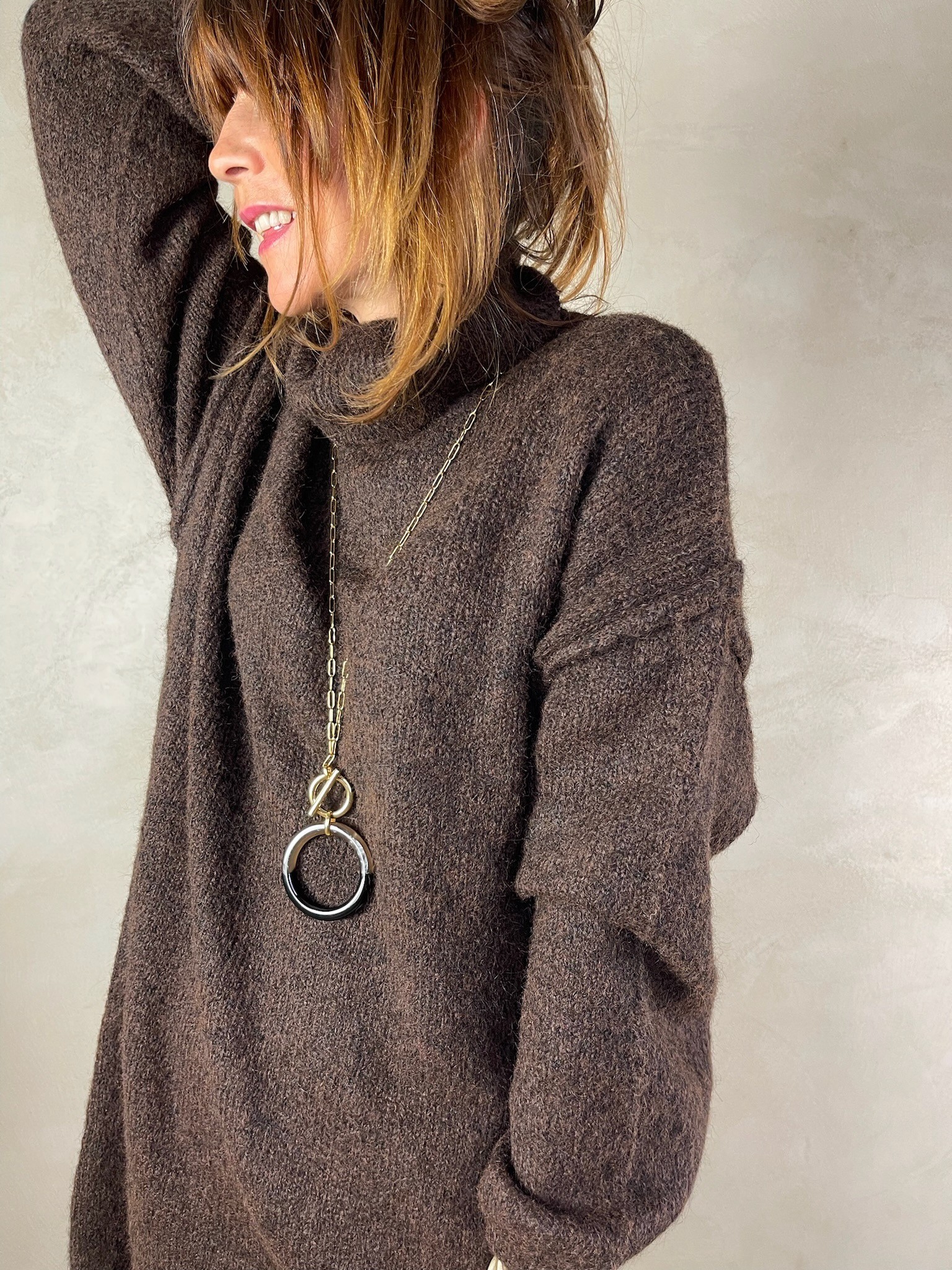 Robe pull choco