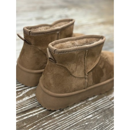 Mini boots taupes