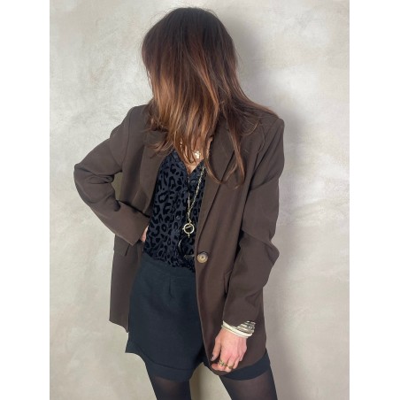 Blazer long choco