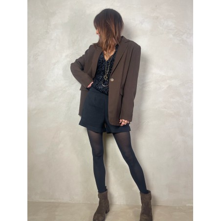 Blazer long choco