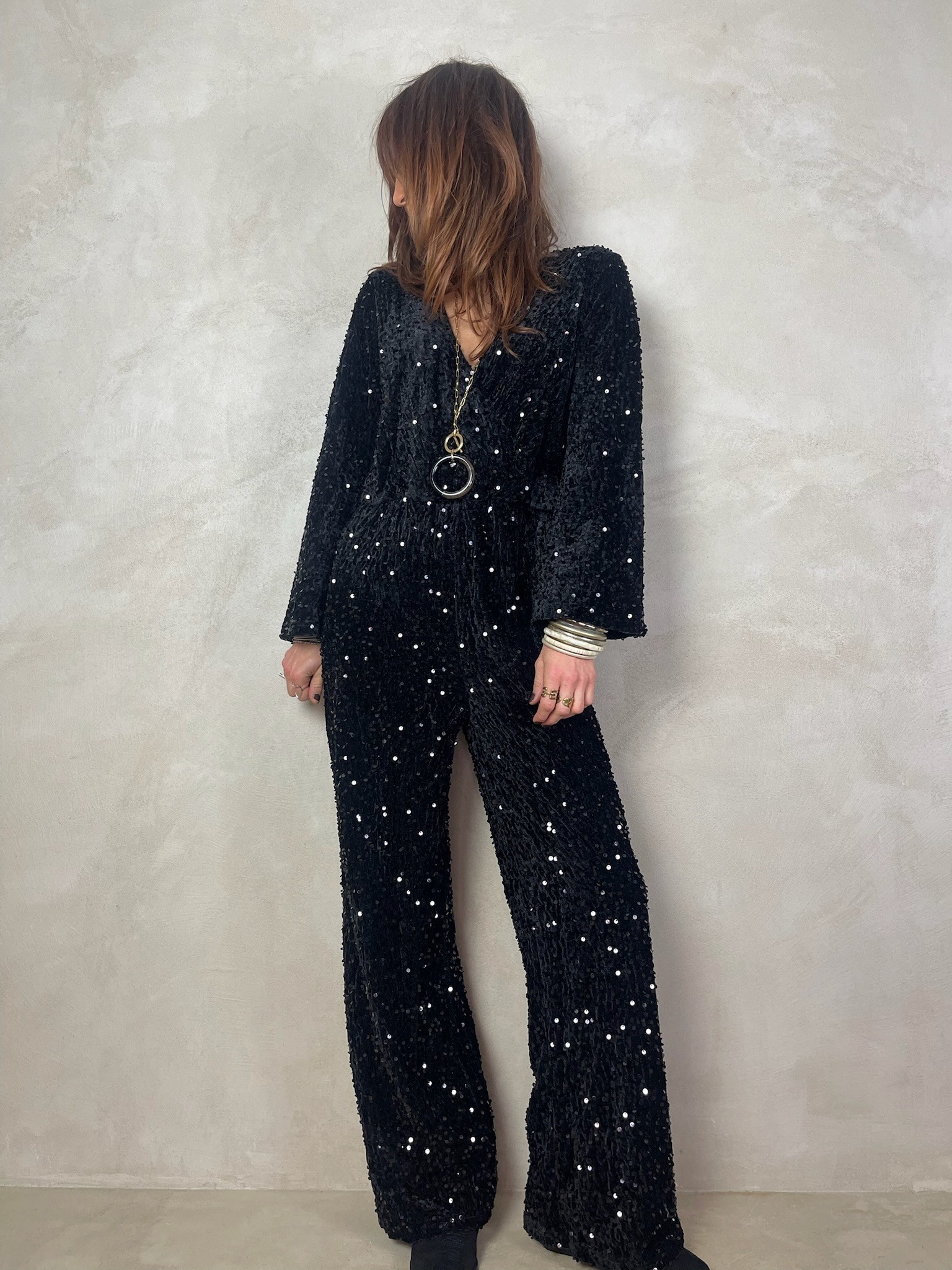 Combi noire sequins