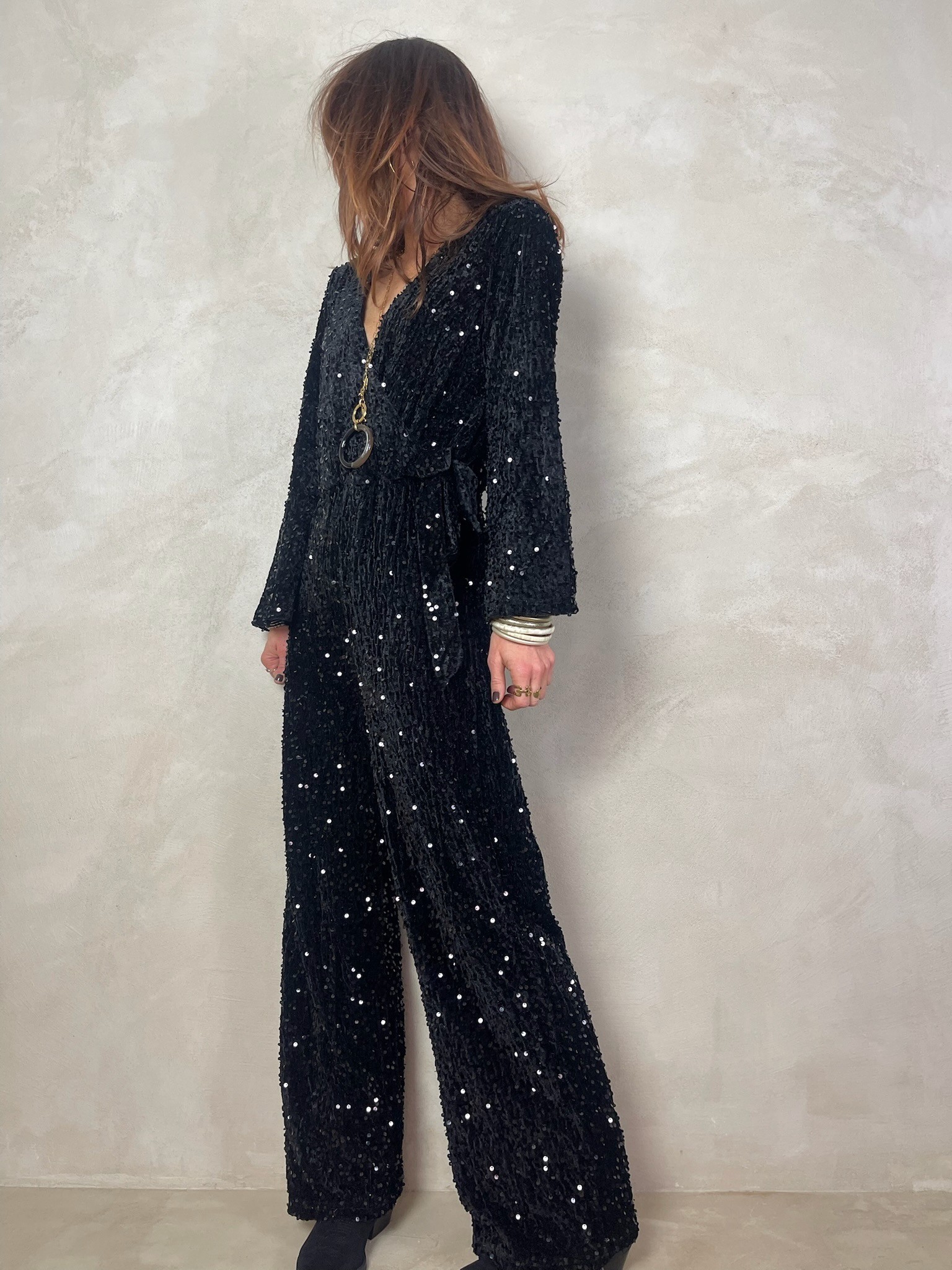 Combi noire sequins