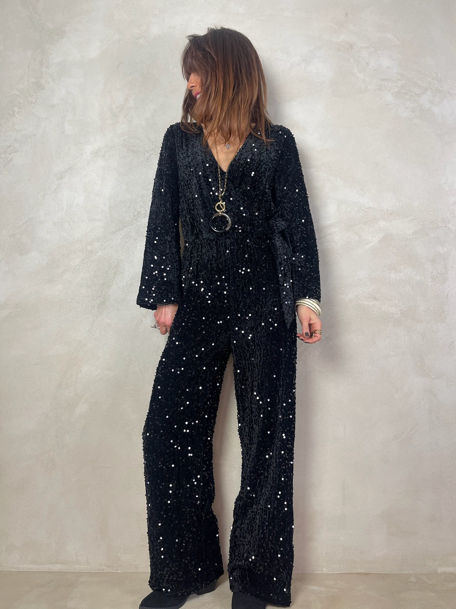 Combi noire sequins