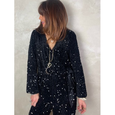 Combi noire sequins