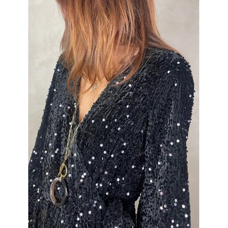 Combi noire sequins