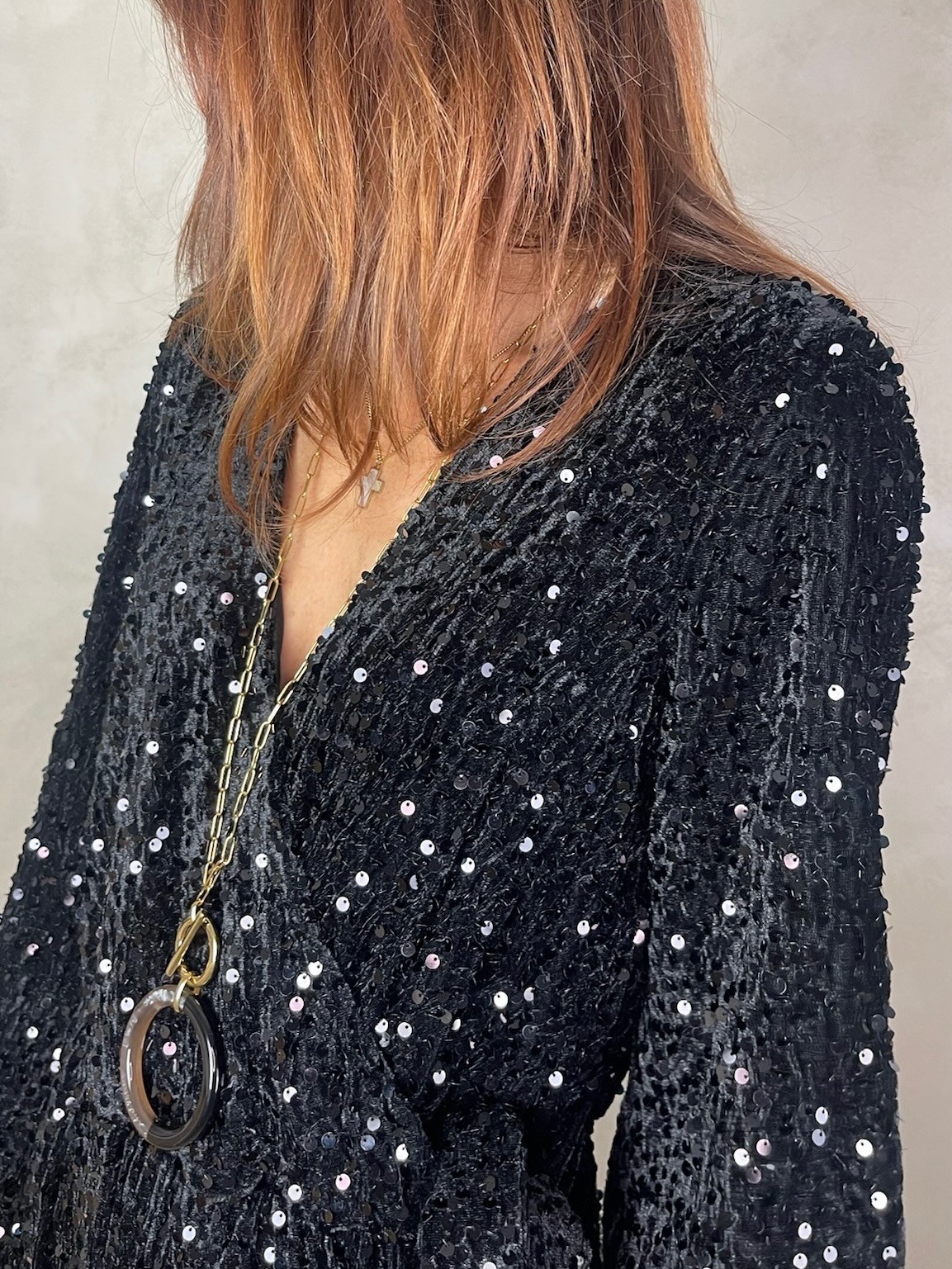 Combi noire sequins