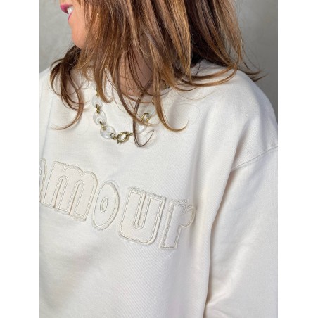 Sweat AMOUR écru