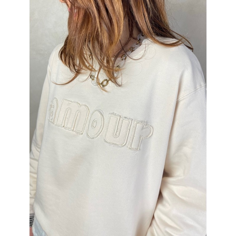 Sweat AMOUR écru