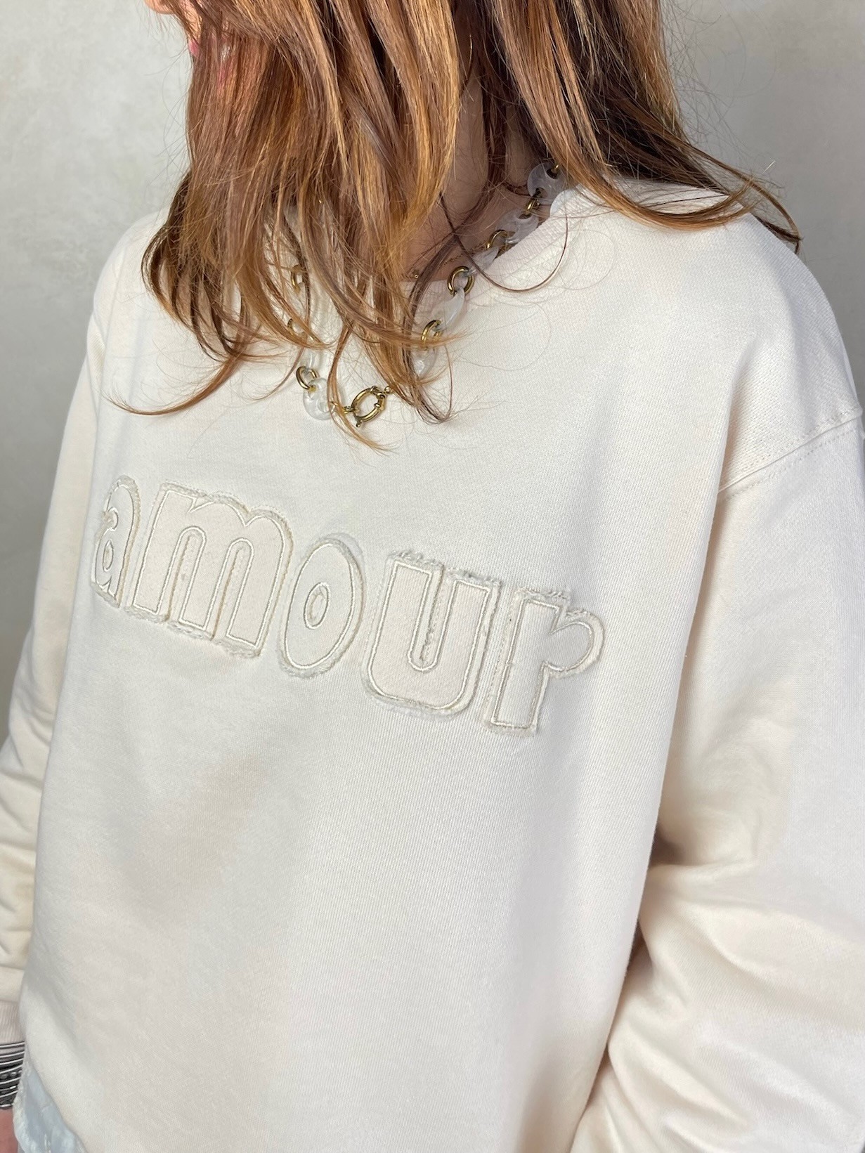 Sweat AMOUR écru