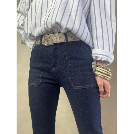 Mini flare denim