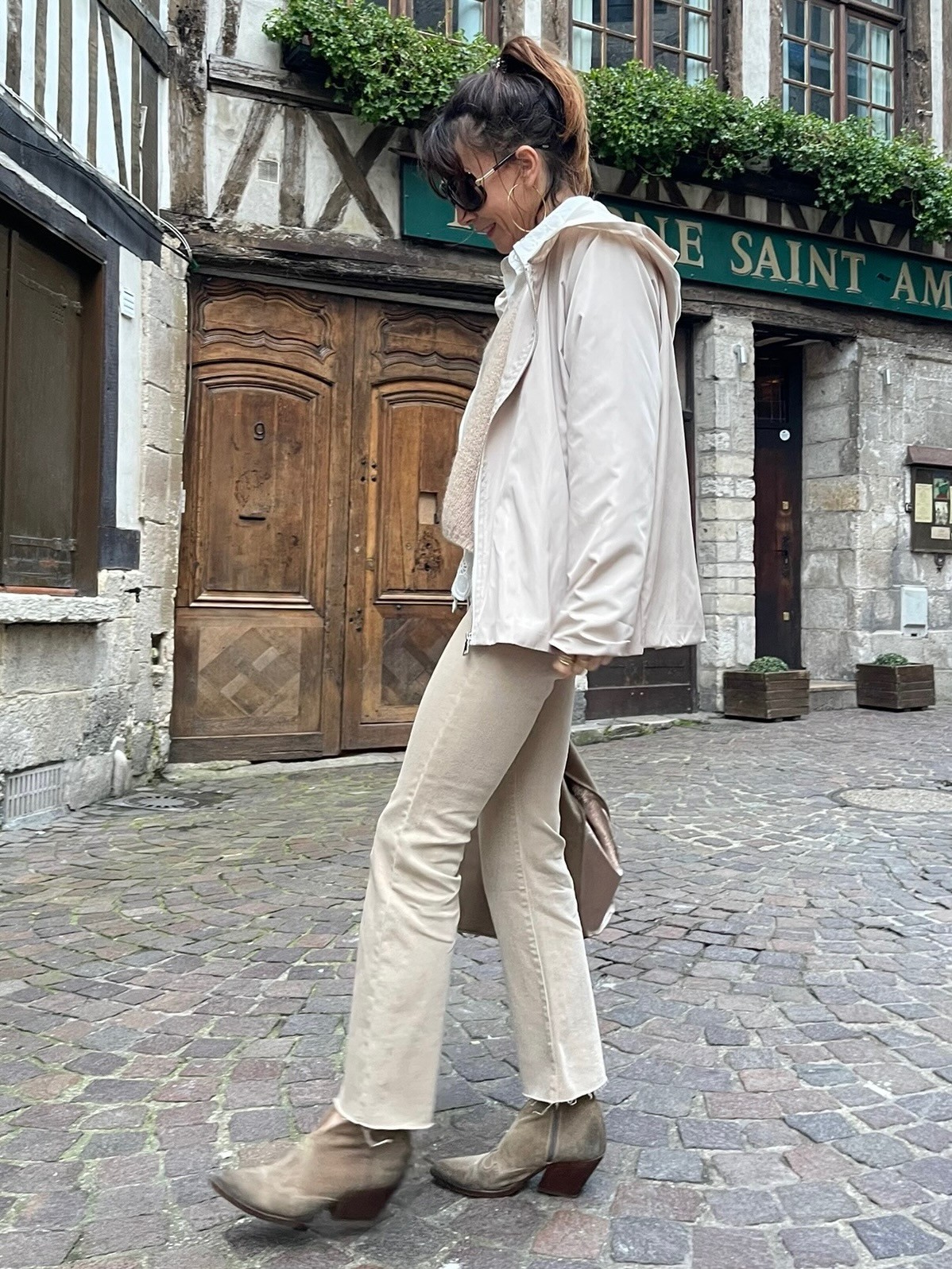 Veste coupe vent beige