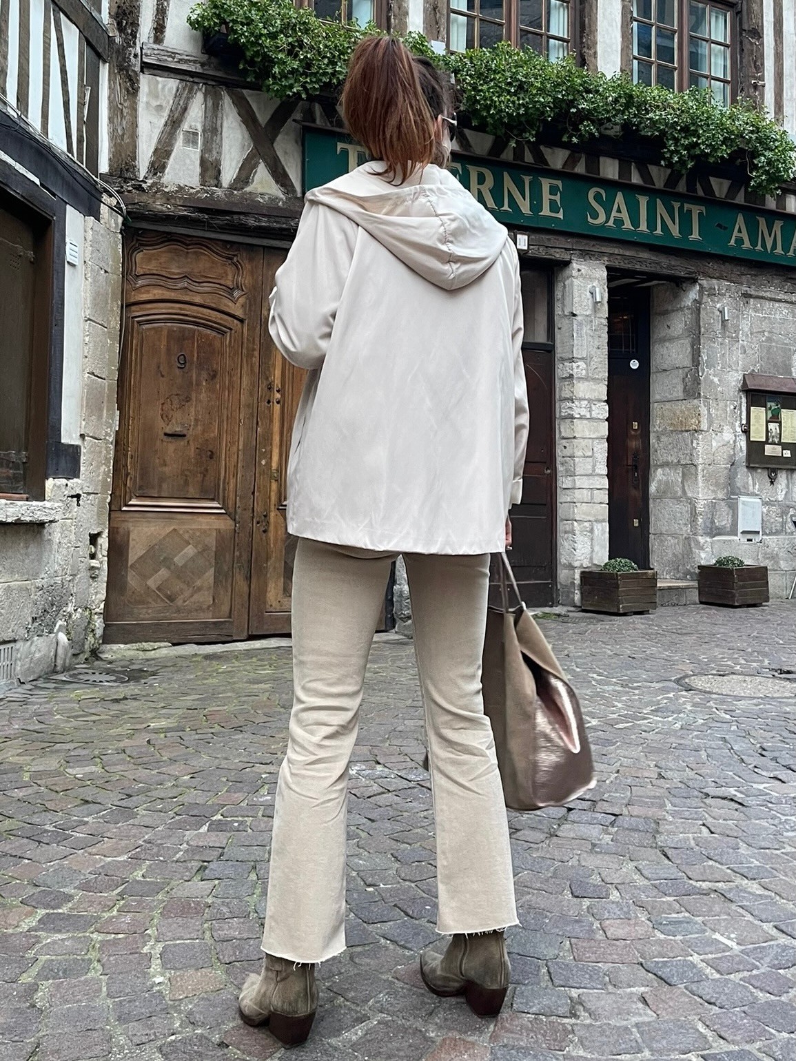 Veste coupe vent beige