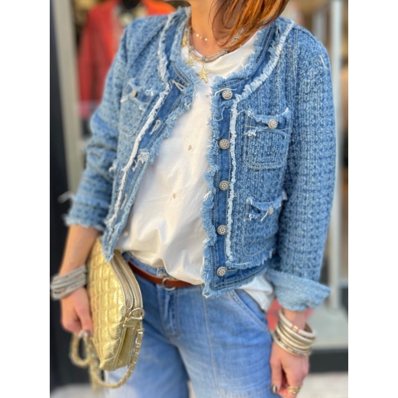 Veste couture denim