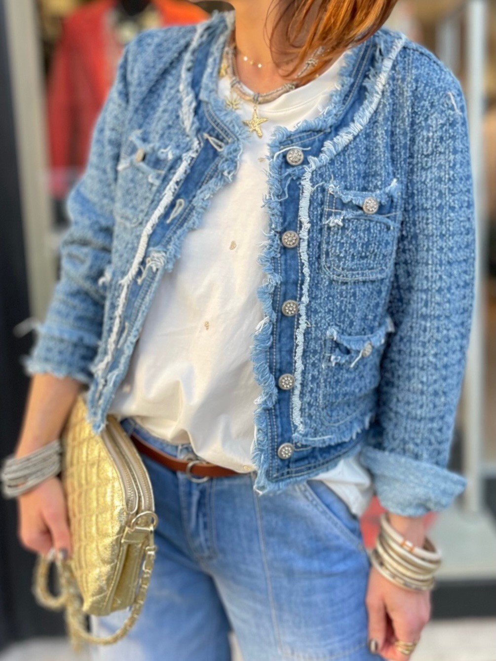 Veste couture denim