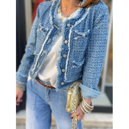 Veste couture denim