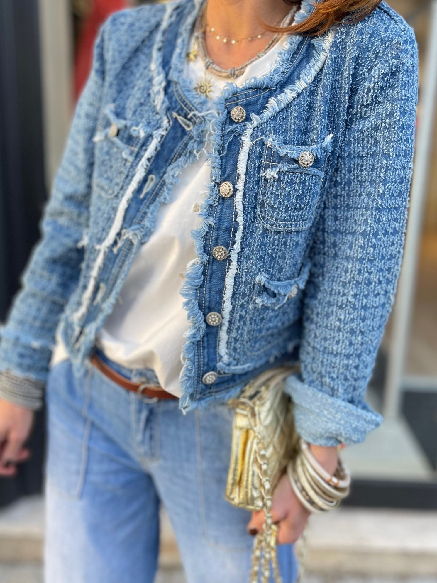 Veste couture denim